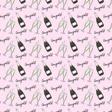 Congrats Champagne Wrapping Paper Roll
