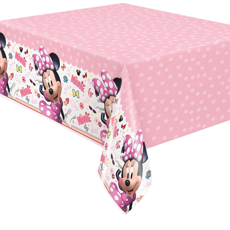 Minnie Mouse Plastic Table Cover 54" x 84"