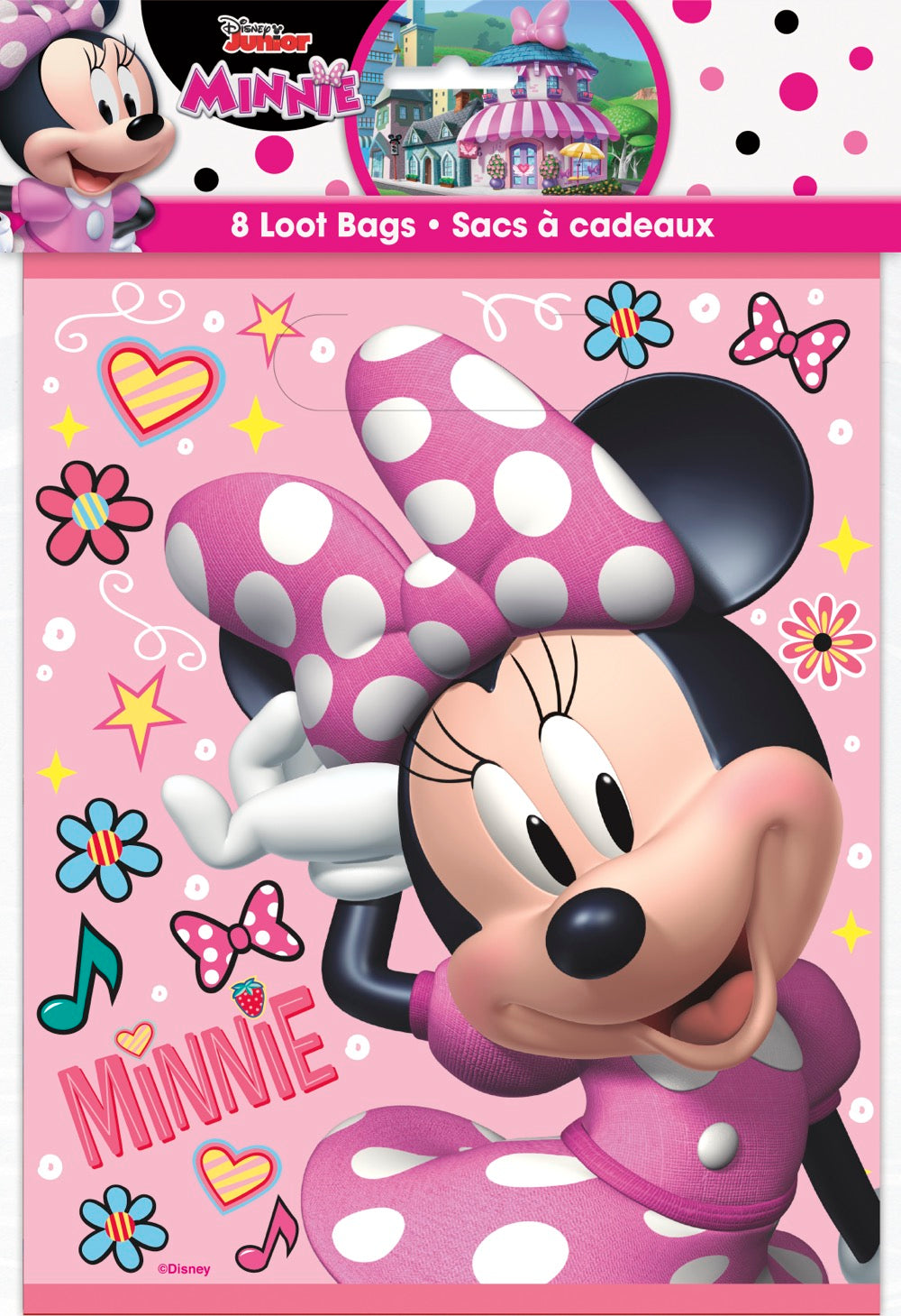 Minnie Mouse Loot Bags 8ct