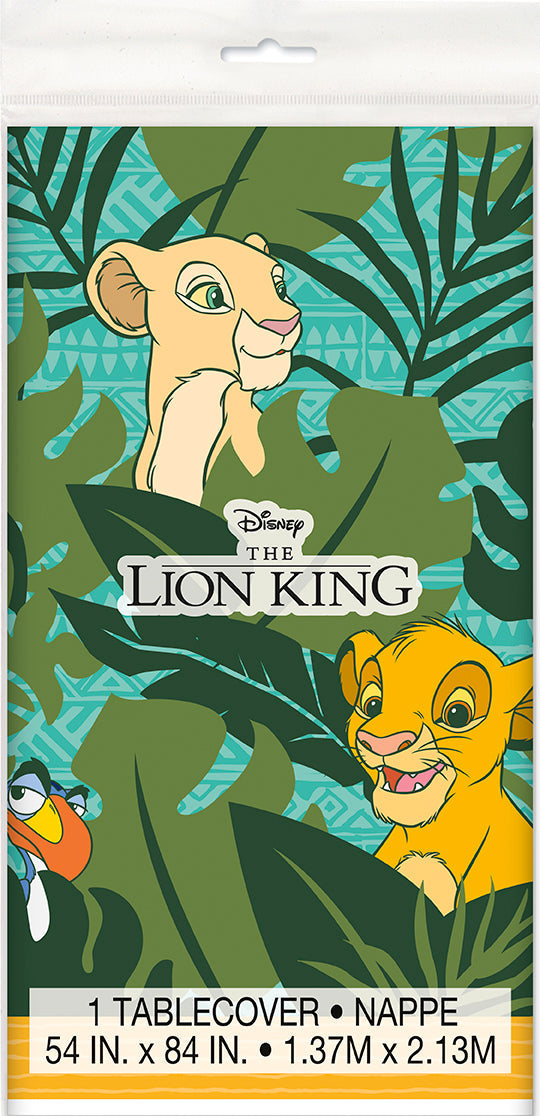 The Lion King Plastic Table Cover 54" x 84"