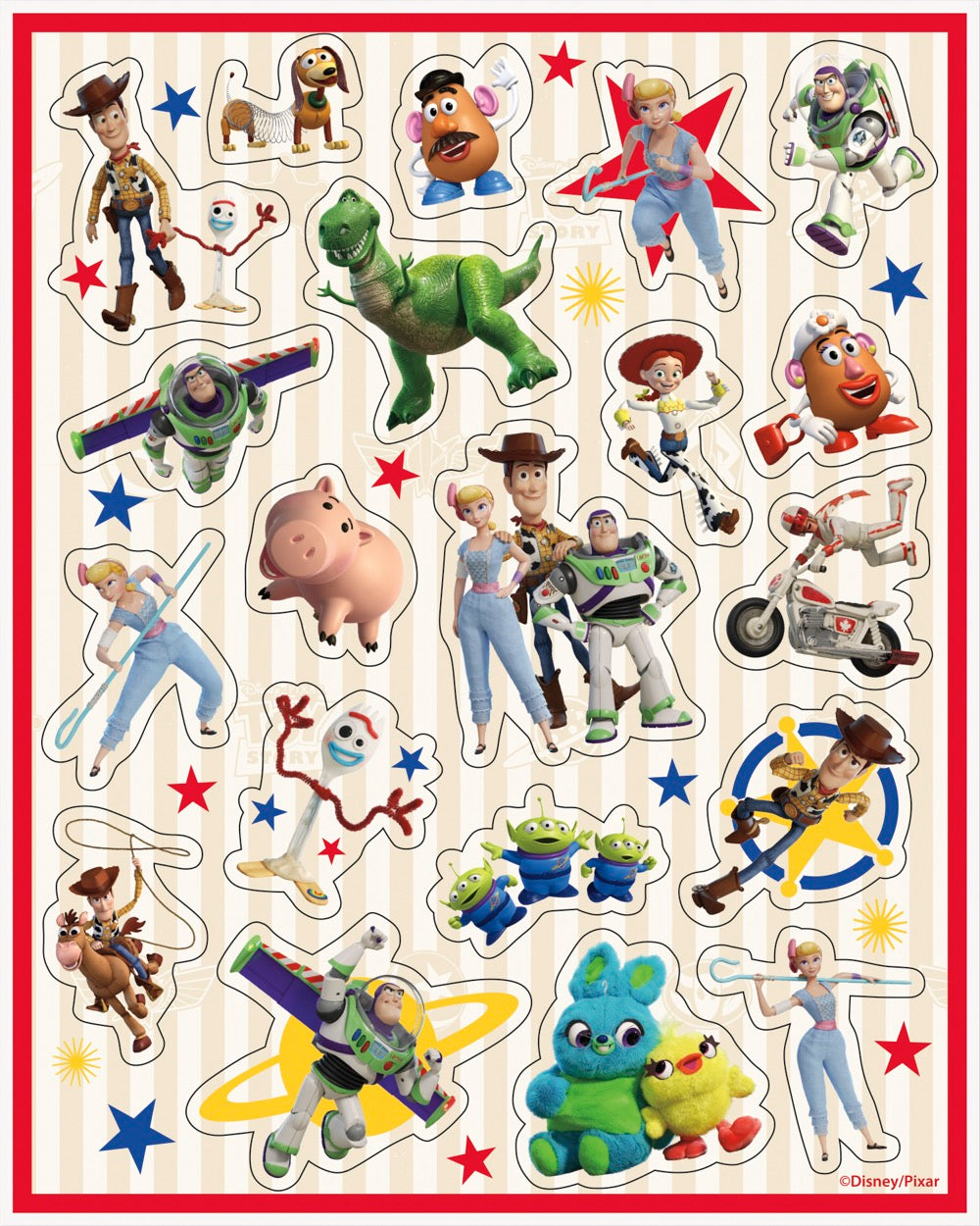 Disney Toy Story 4 Sticker Sheets 4ct