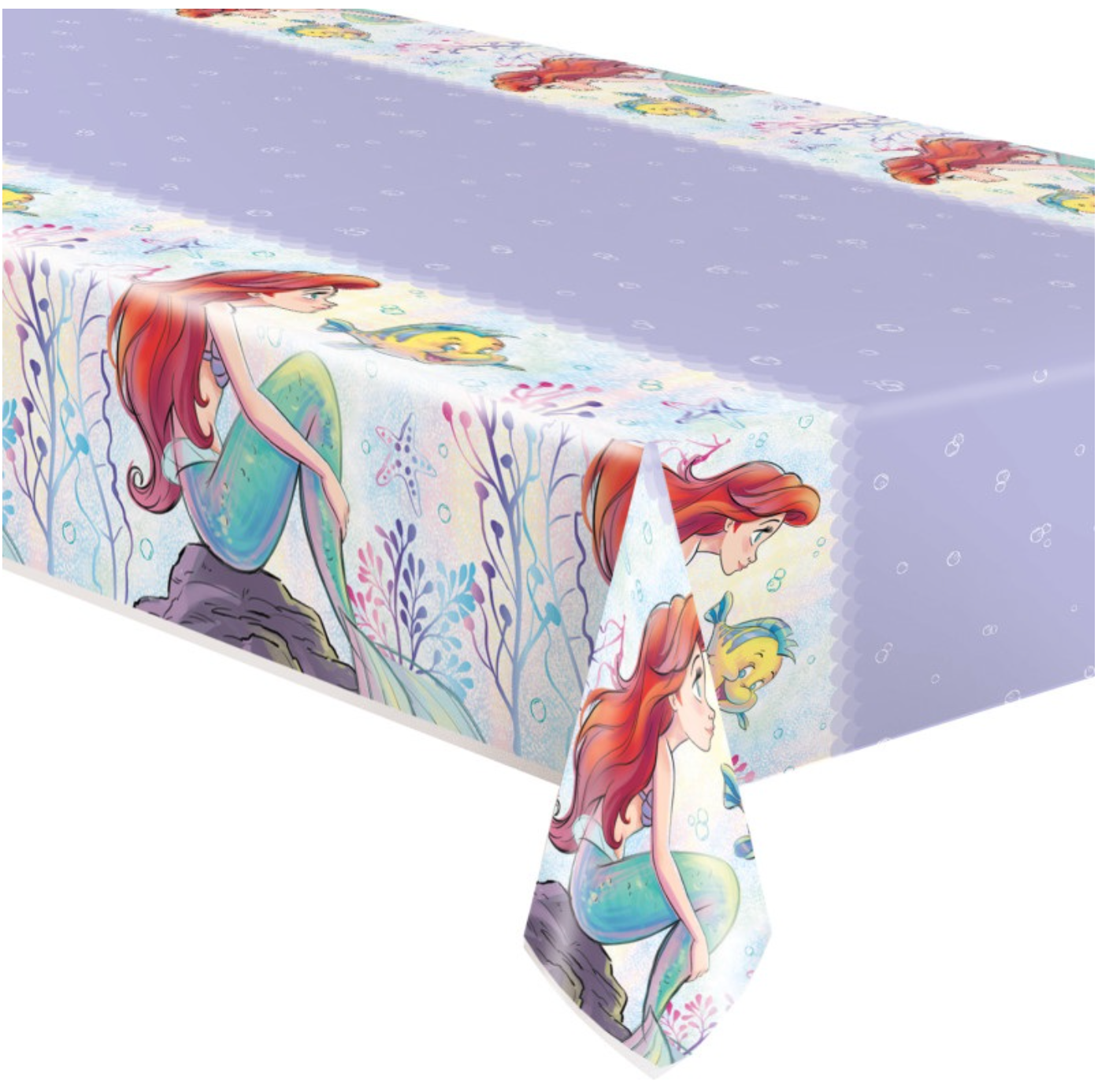 The Little Mermaid Plastic Table Cover 54" x 84"