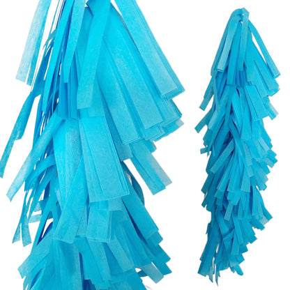 Fringed Tissue Balloon Tassel ( Solid Colors)