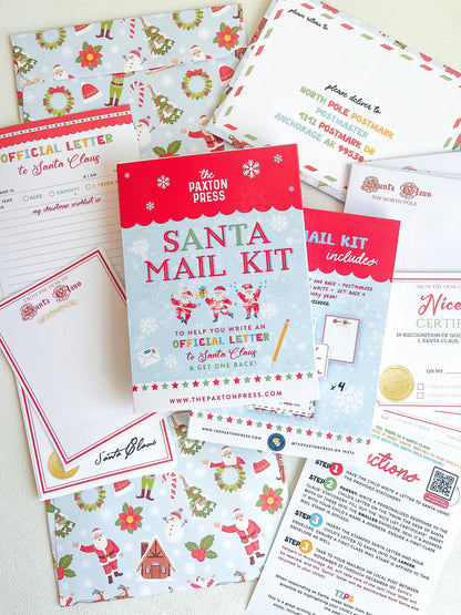 Santa Mail Kit - Christmas Writing Kit