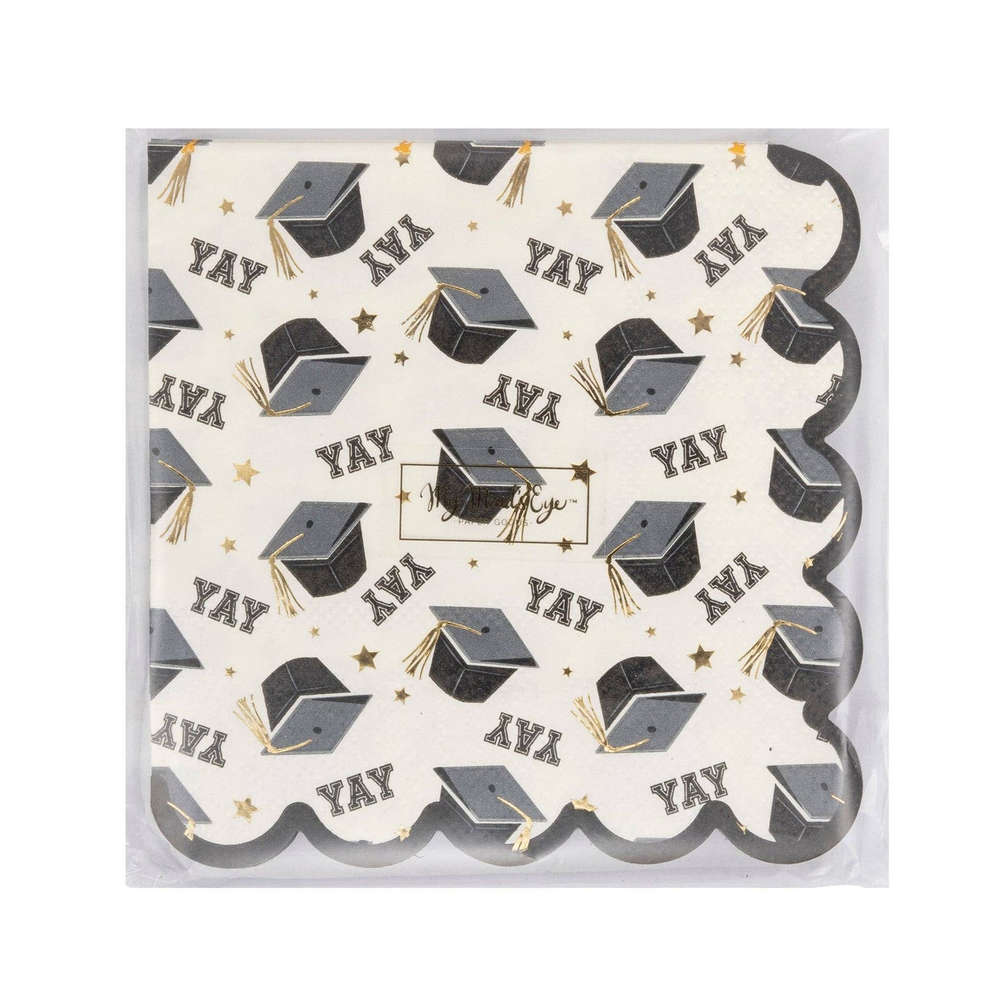 Yay Cap Pattern Cocktail Napkins 18ct