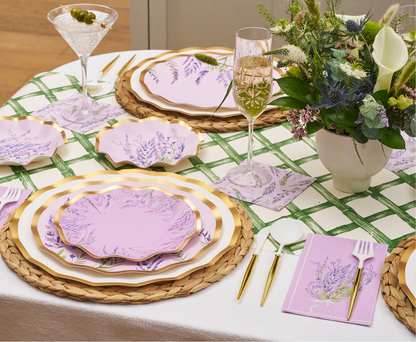 Lavender Fields 8in Salad Plates 8ct