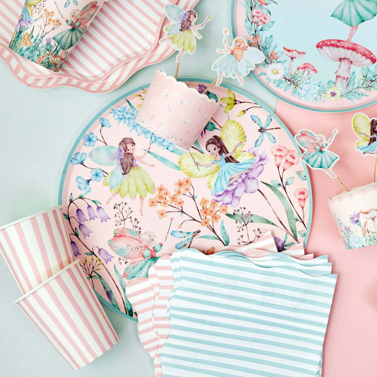 Fairy Garden Paper Plates – 10 in Partyware