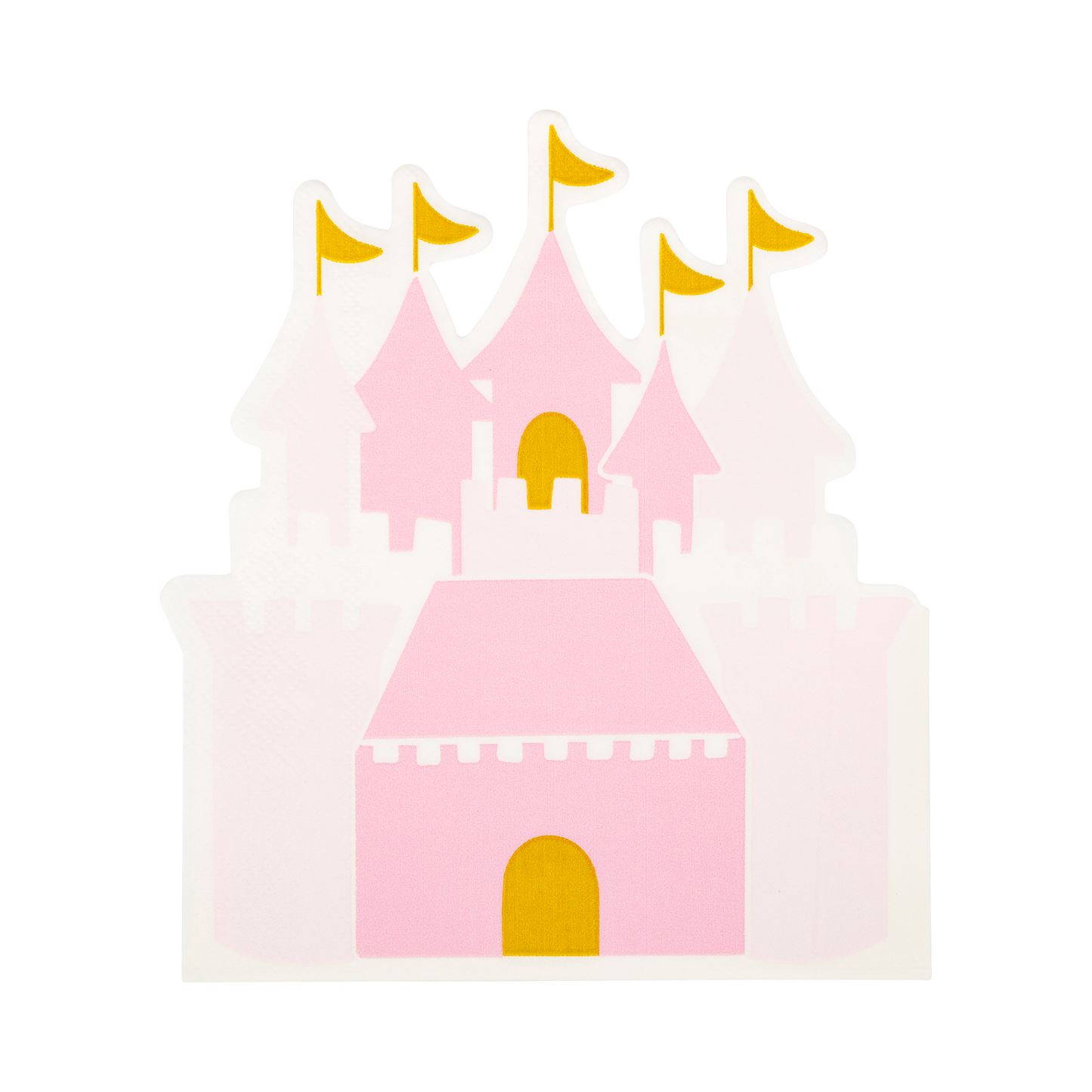 Princess Castle Shaped Guest Napkins 18ct