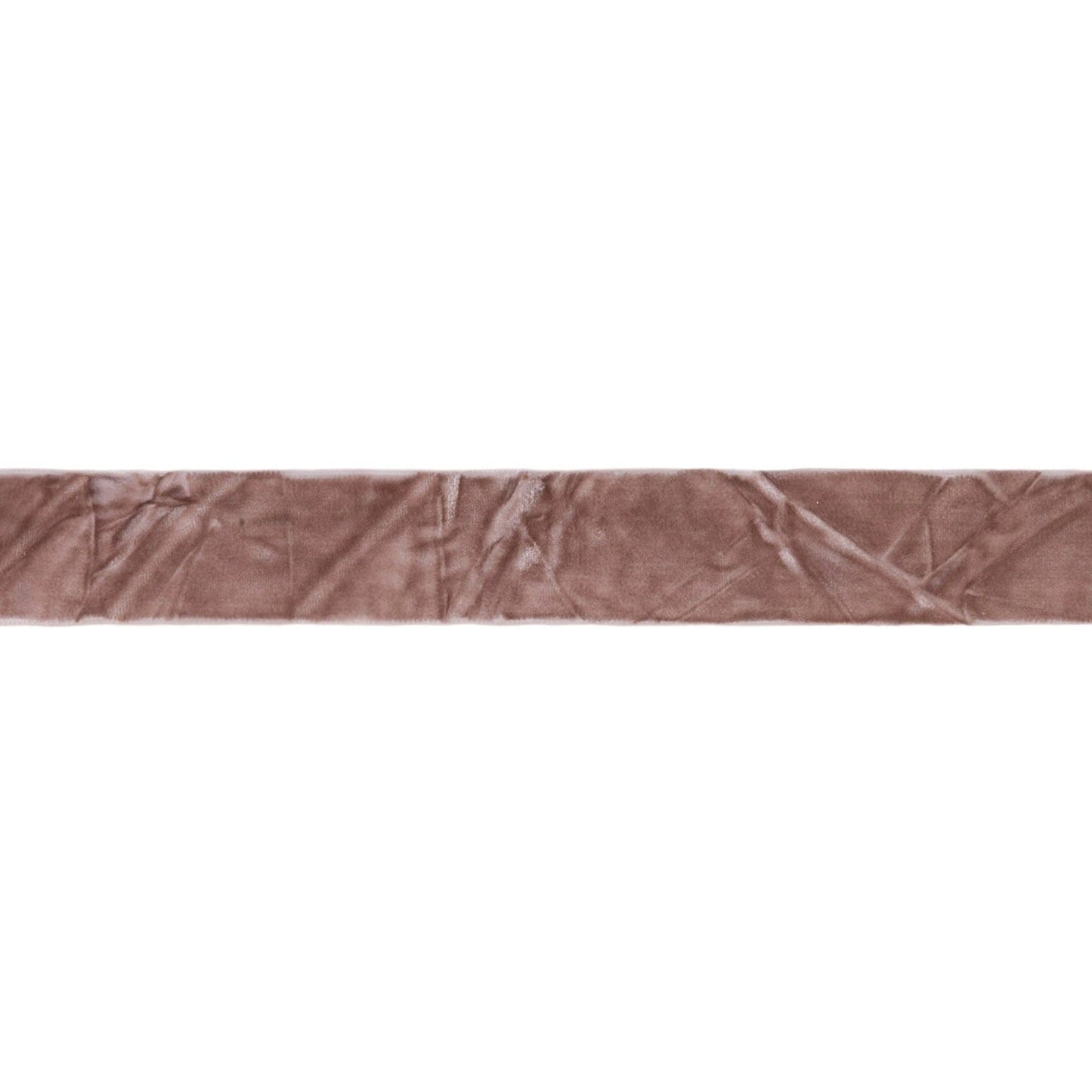 1" Crushed Velvet | Champagne | 10 Yard Roll