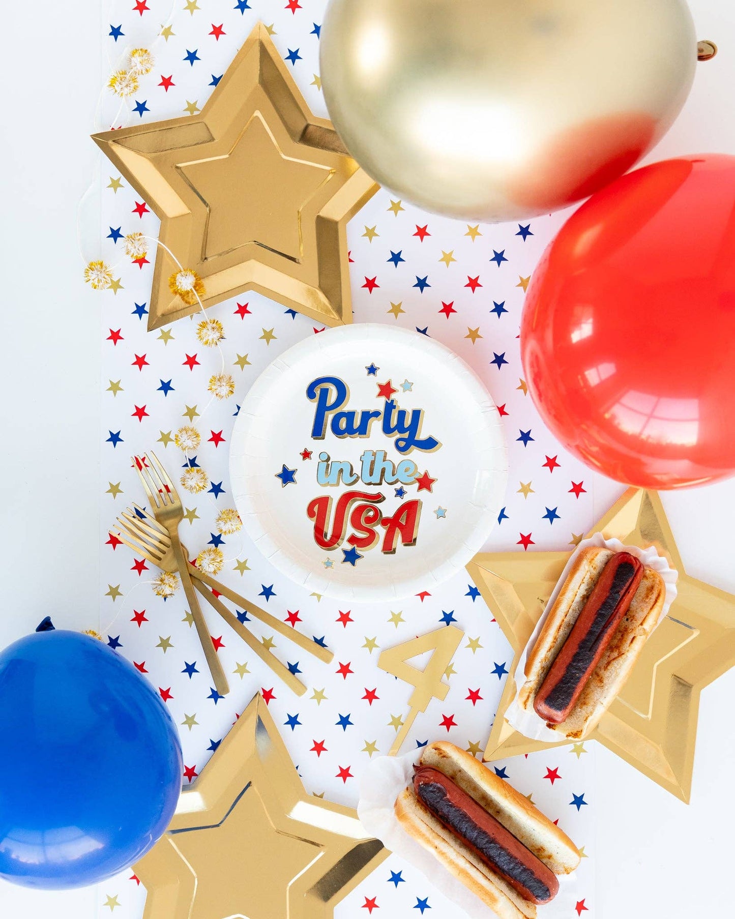 Party in the USA Plates 8ct