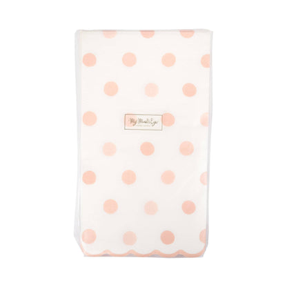 Baby Pink Polka Dot Dinner Napkins 24ct