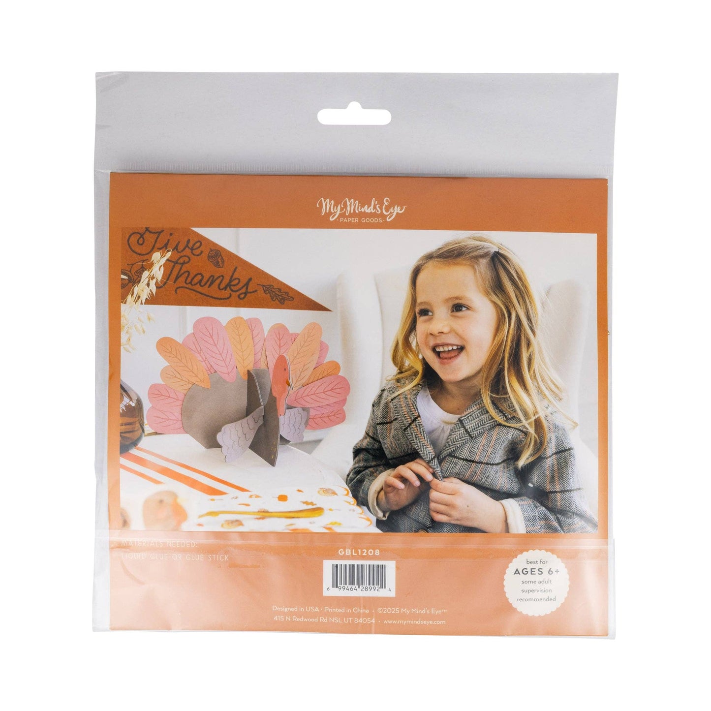 DIY Turkey Craft Kit 3ct