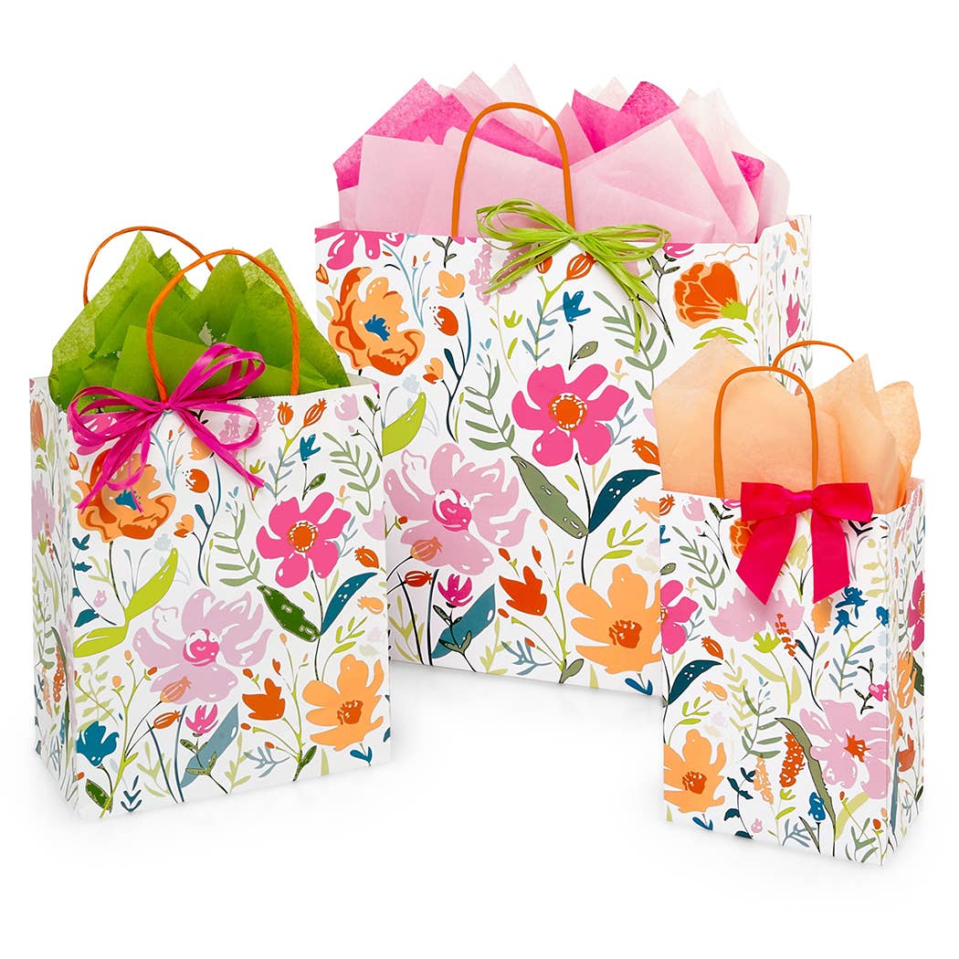 Wildflower Fields Paper Gift Bags