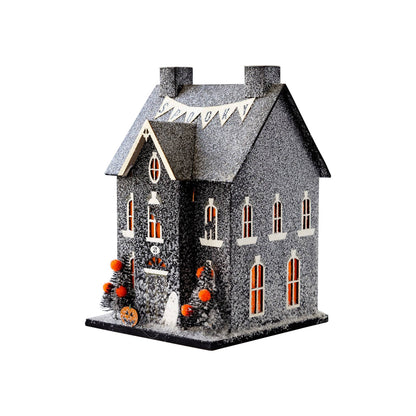 Haunted Light-Up Home