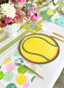 Tennis Ball 9.5in Dinner Plates 8ct