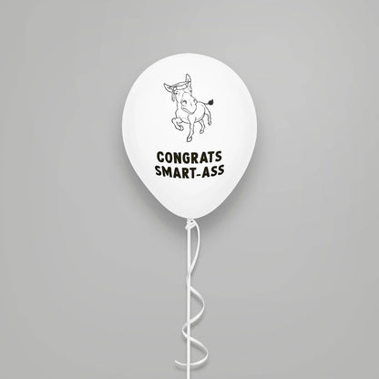 Congrats Smart Ass Latex Balloon