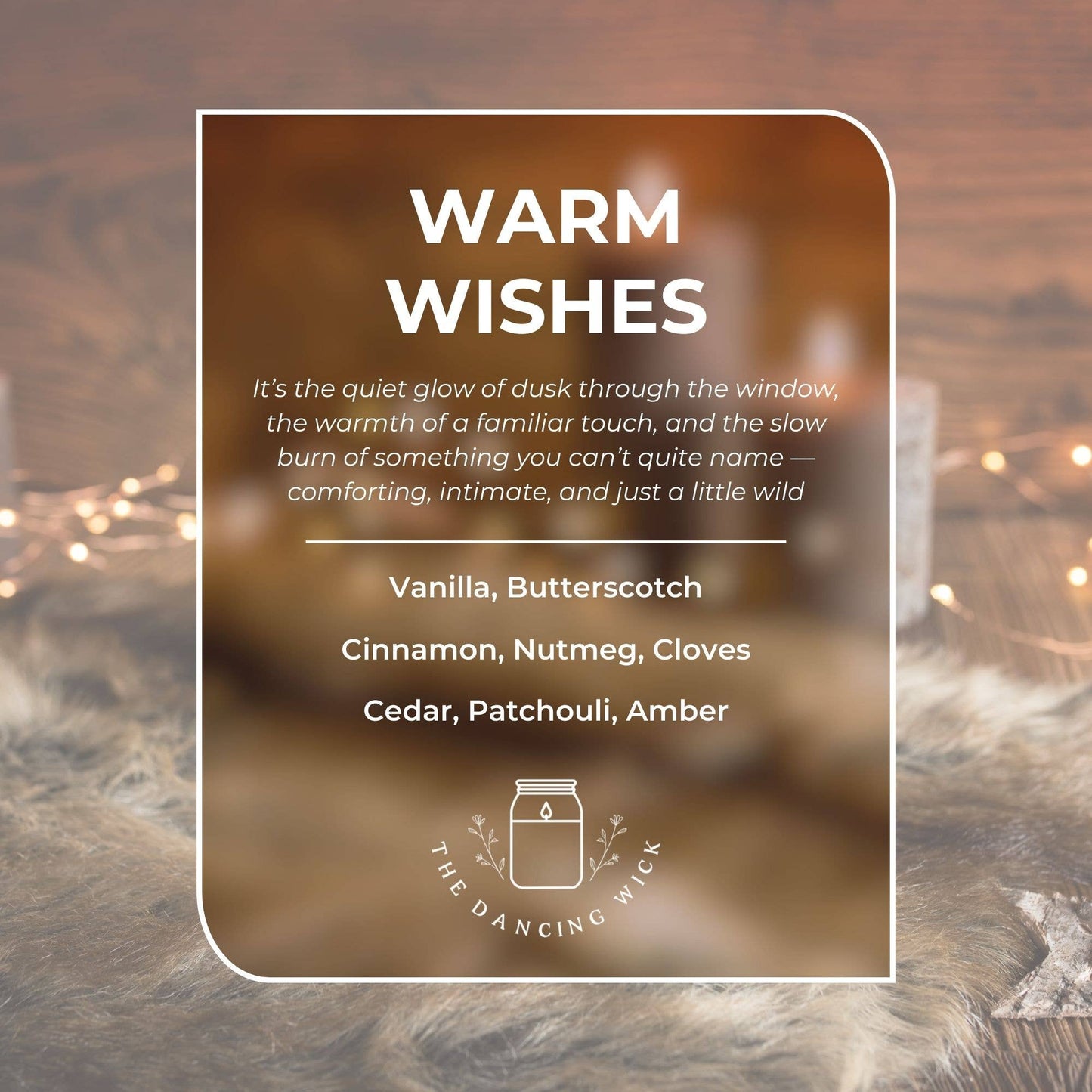 Funny Housewarming Gift Candle / Warm Wishes Soy Candle