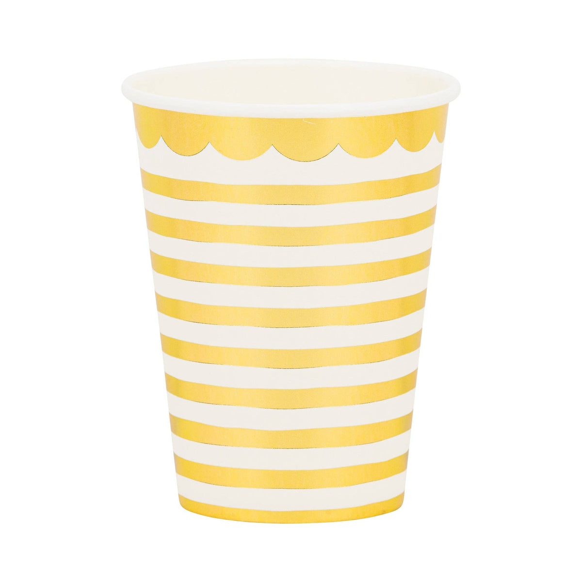 Gold Stripes Party Cups