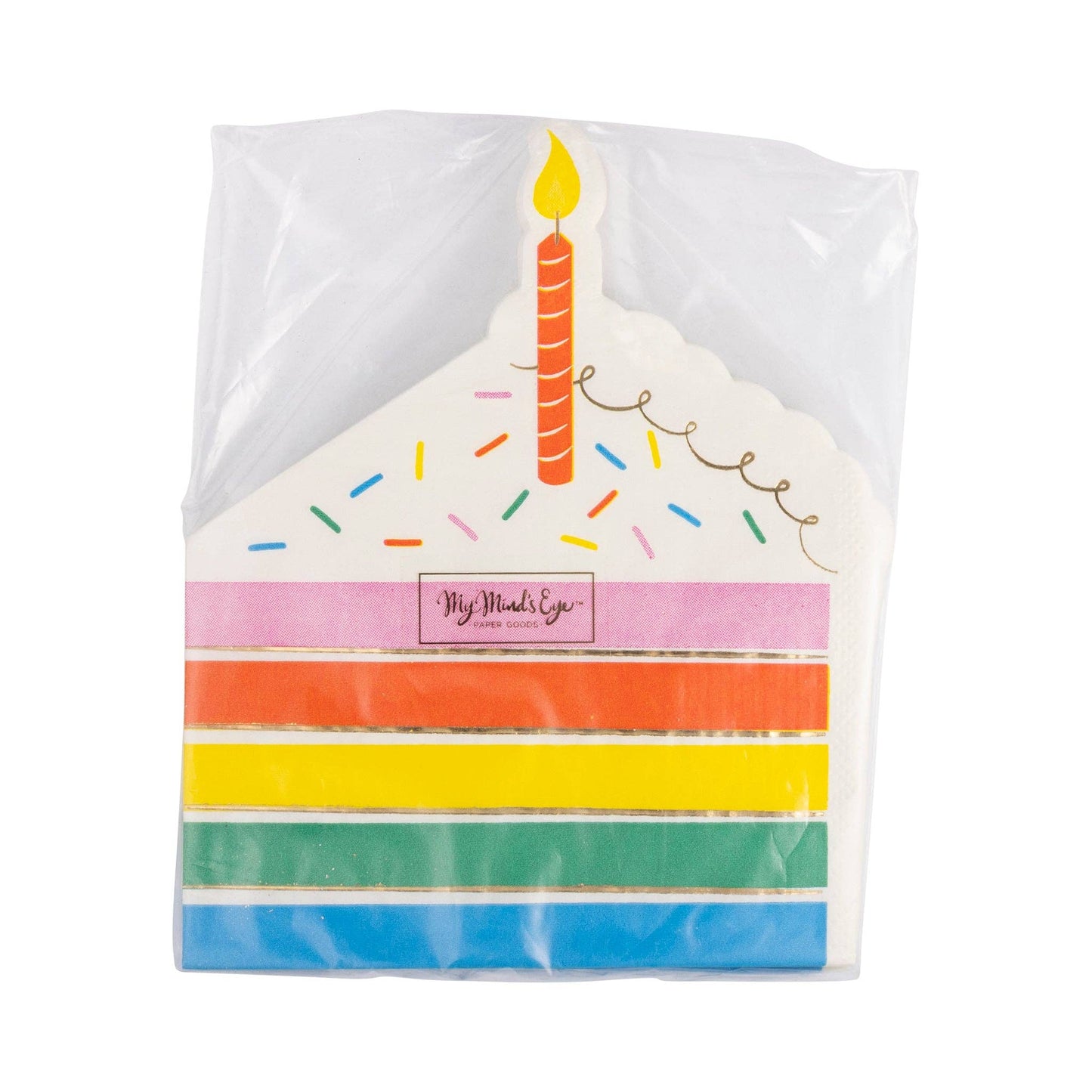 Cake Shaped Dinner Napkins 18ct