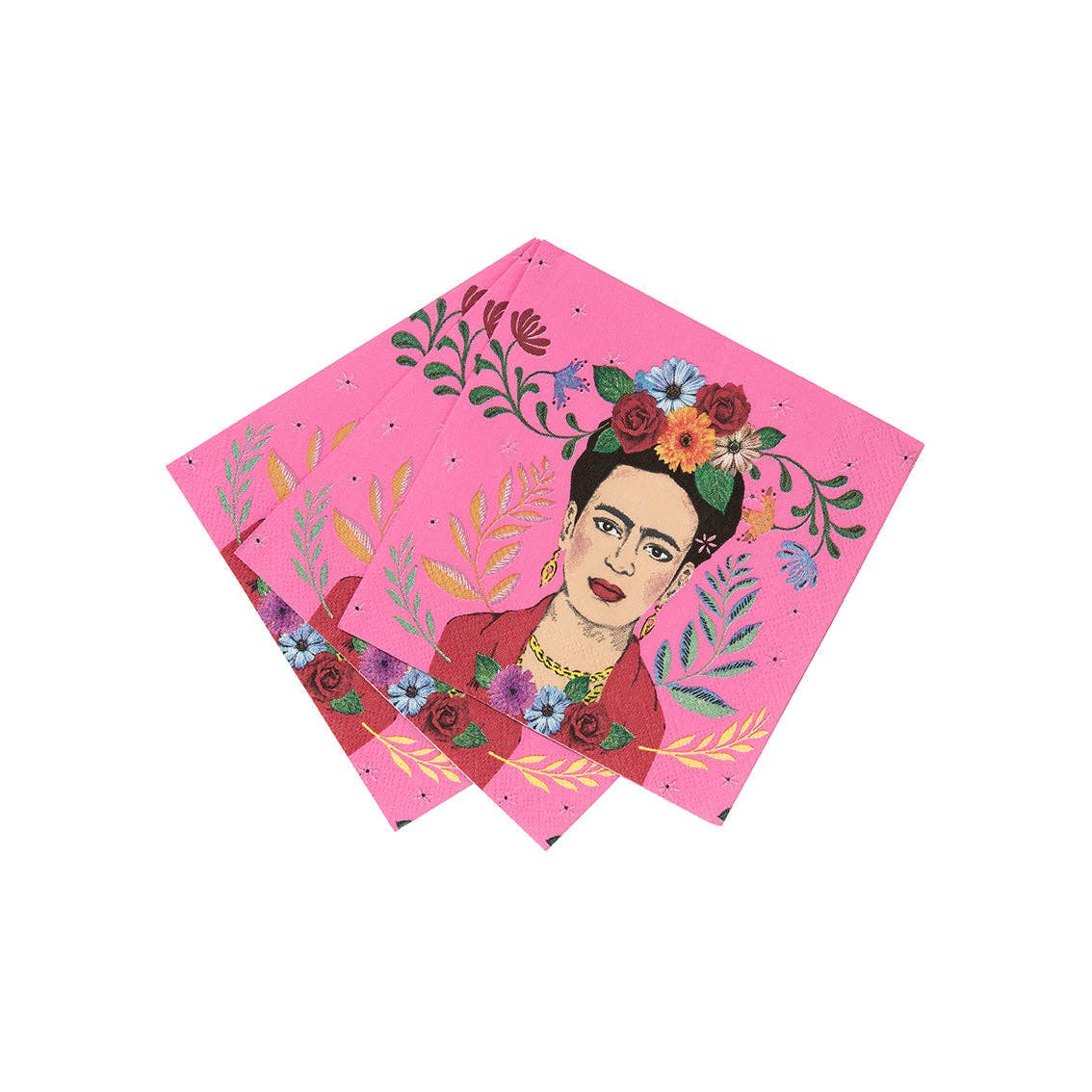 Frida Kahlo Cocktail Napkin | Fiesta Party |