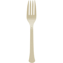 Vanilla Creme Premium Plastic Forks 20ct