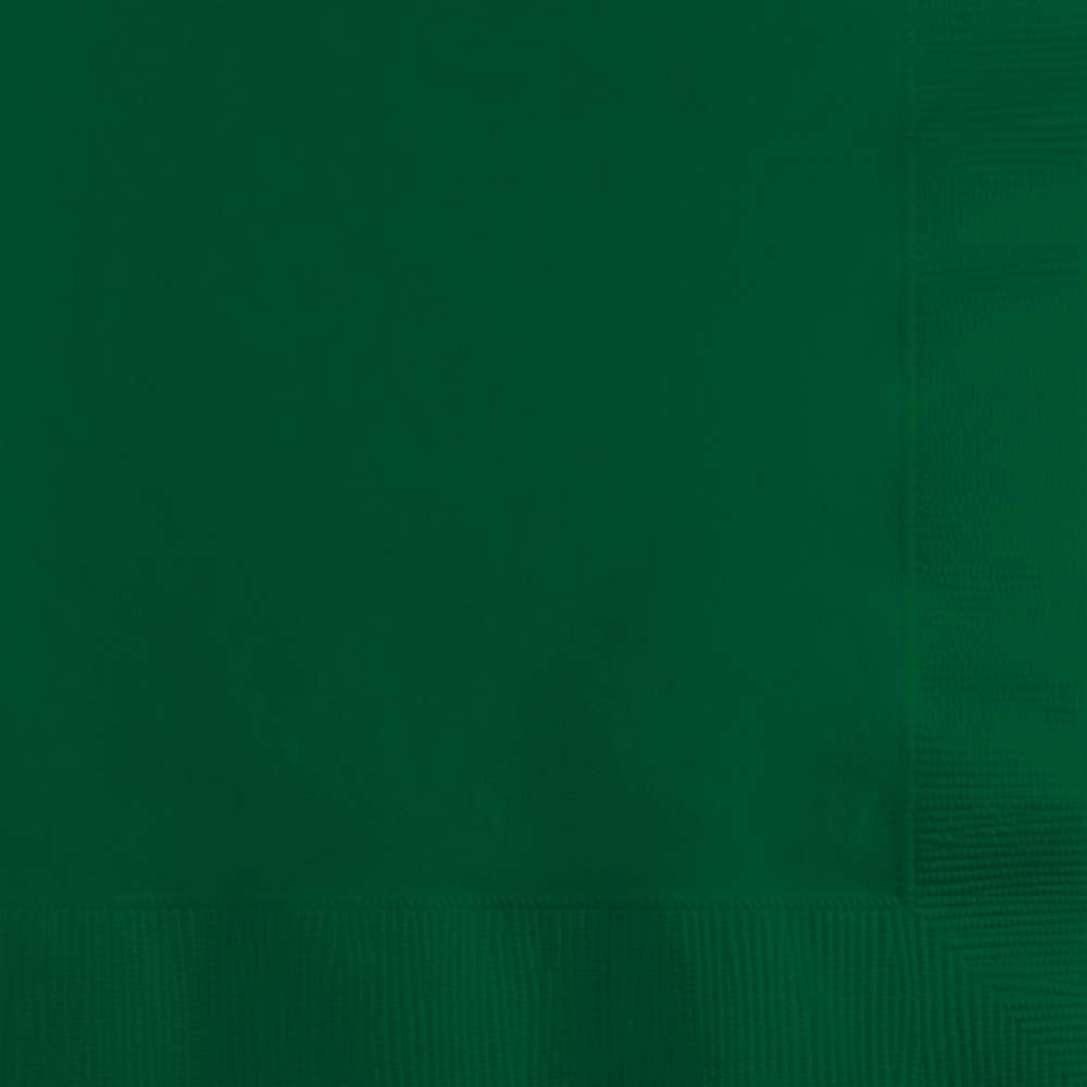 Hunter Green Beverage Napkins 50ct