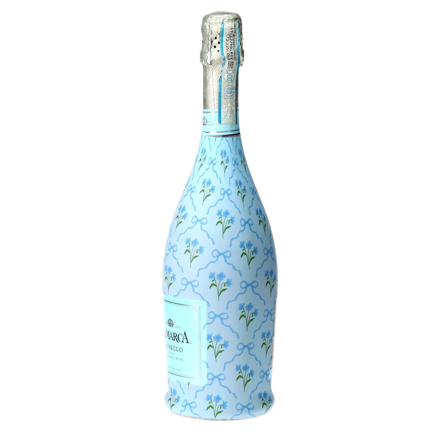 Beau Bottle Blue Bows and Blossoms - Prosecco Collection