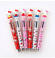 Sanrio Characters 6 Color Ball Point Pencil- 0.7mm