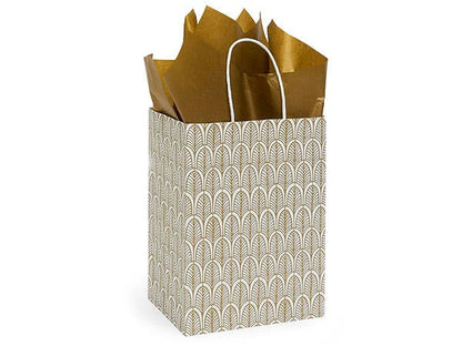 Nouveau Gold Paper Gift Bags