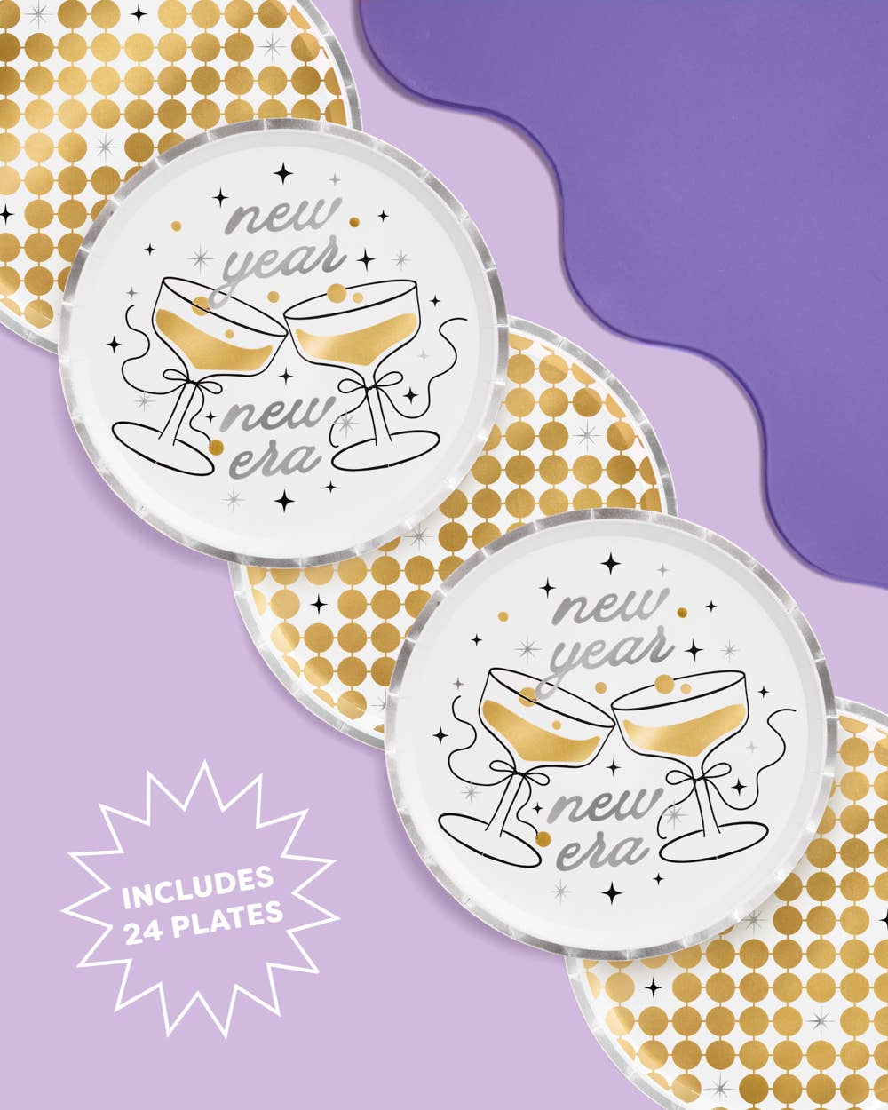 New Year, New Era Plates - 12ct