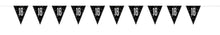 Glitz Black Flag Banner 9ft - 16