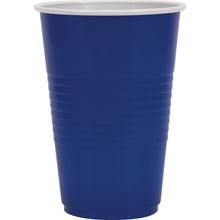 True Navy Solid 16oz Plastic Party Cups 50ct