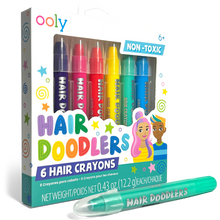 Hair Doodlers Hair Crayons Set of 6