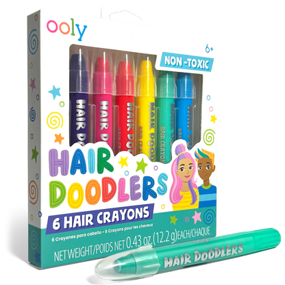 Hair Doodlers Hair Crayons Set of 6