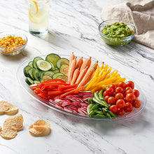 Clear Oval Plastic Tray