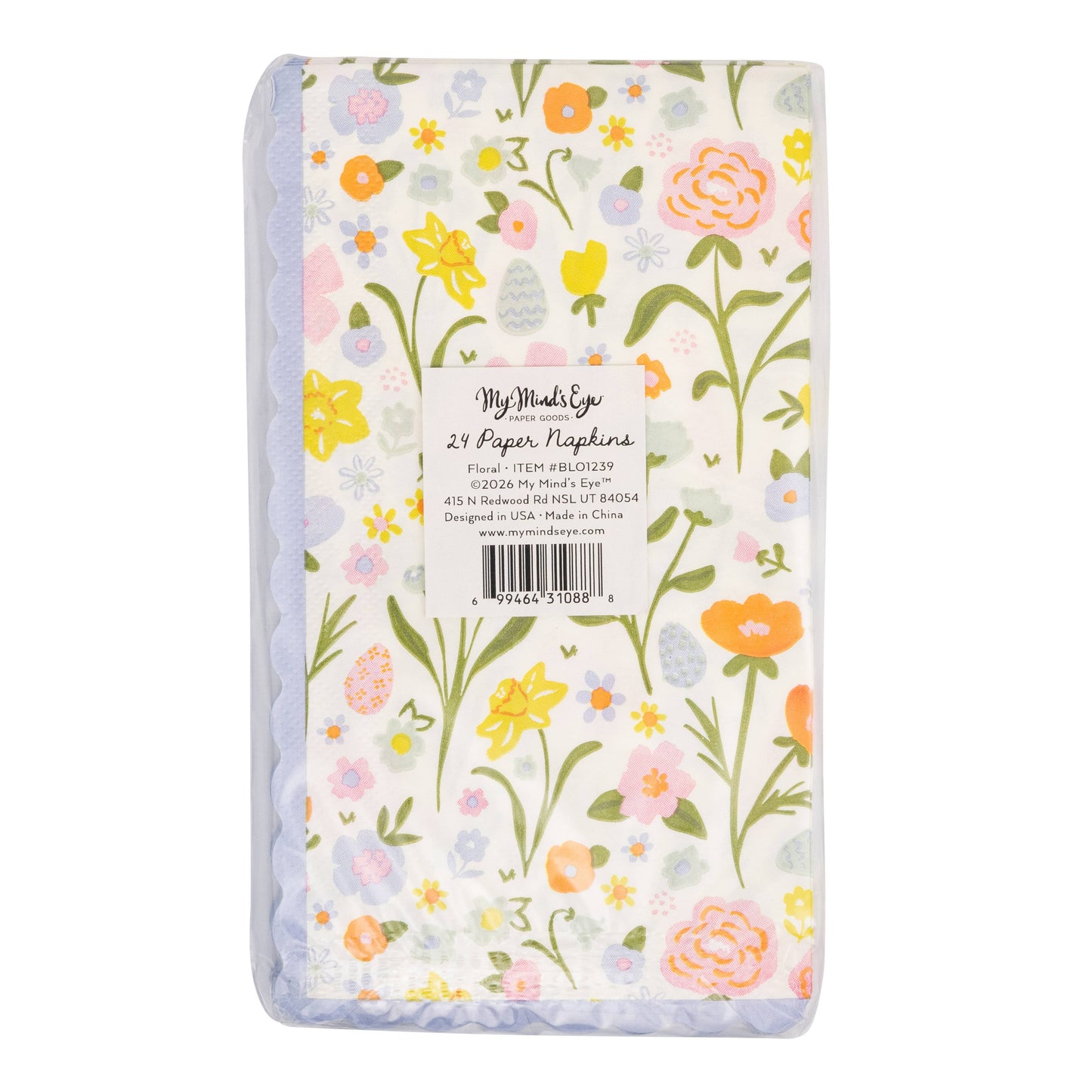 Blossom Floral Dinner Napkins 24ct