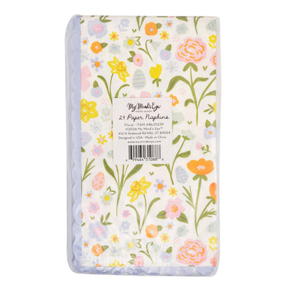 Blossom Floral Dinner Napkins 24ct