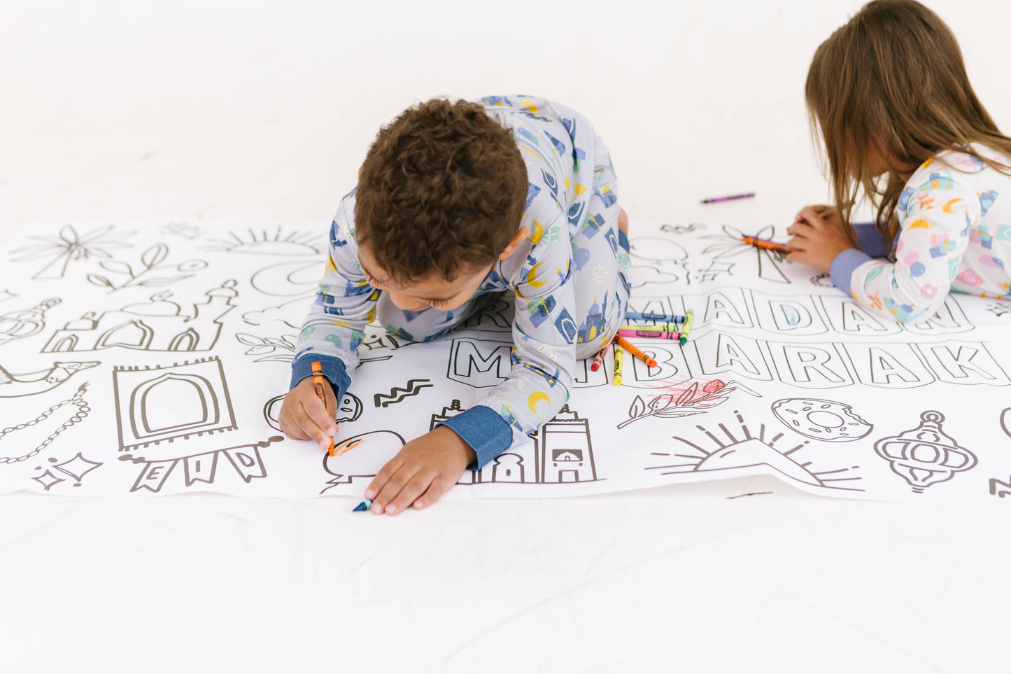 Huge Eid  Coloring Poster | Coloring Table Cover