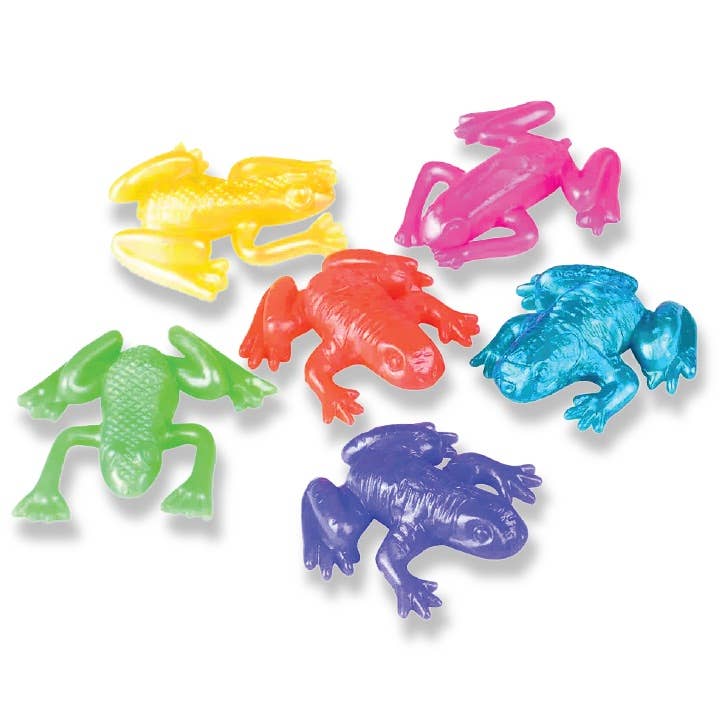 Pesach Favor-Plastic Frogs-6pk