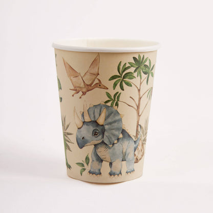 Dinosaur Paper Cups – 9 oz Disposable