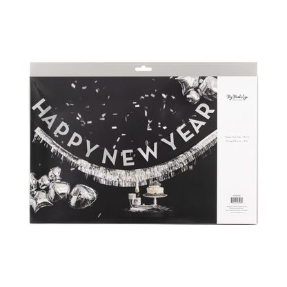 Happy New Year Fringed Banner Set