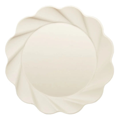 Cream Eco 12in Dinner Plates 8ct