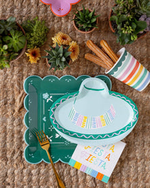 Fiesta Papel 10in Plates 8ct