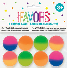 Two Tone Bounce Balls 8ct