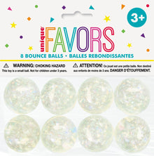 Iridescent Bouncy Balls 8ct