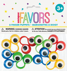 Googly Eyes Finger Puppets 8ct