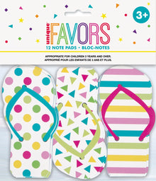 Flip Flop Note Pads 12ct