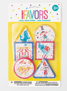 Ball Maze Games Carnival 6ct