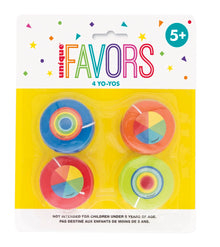 Plastic Yo-Yos 4ct