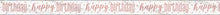 Glitz Rose Gold Foil Banner Happy Birthday